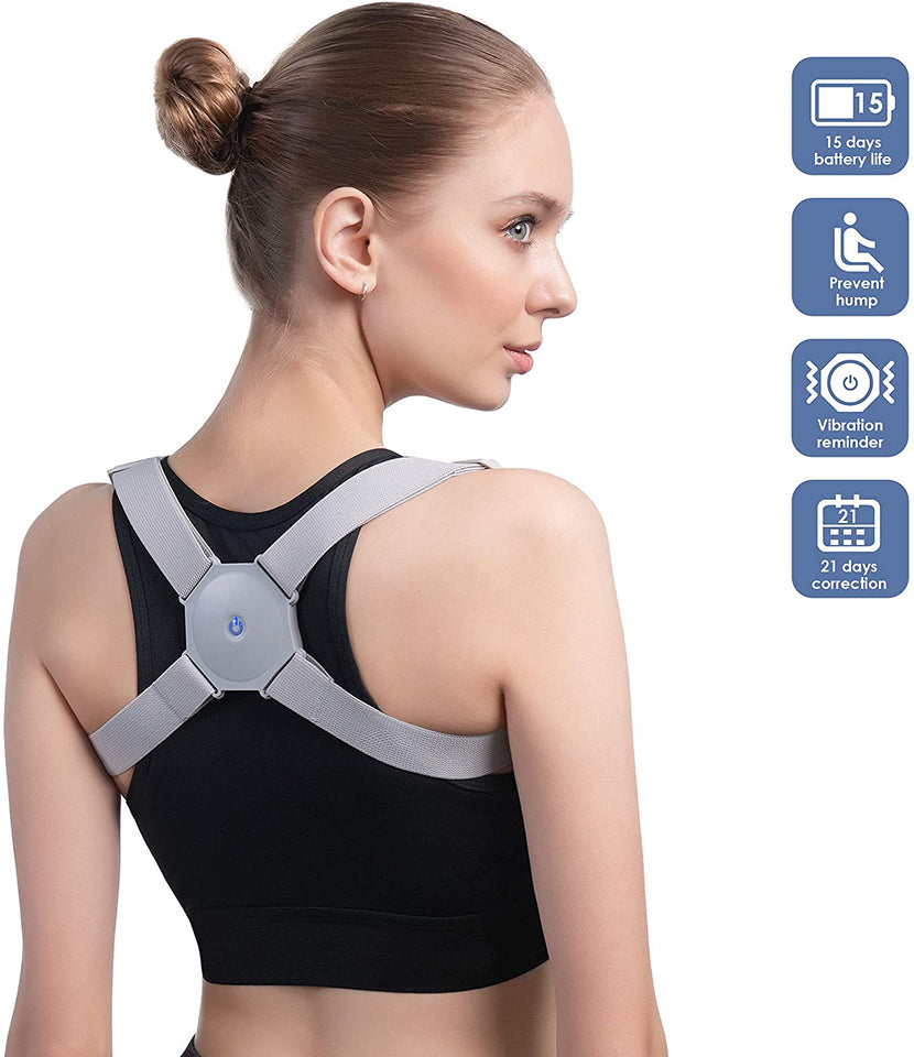 Vibration Sensor Back  Support Posture Corrector