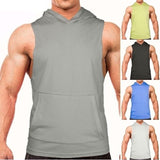 Hooded Muscle Vest For Fitness