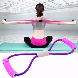 Elastic Rubber Resistance Bands With Handles