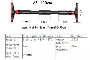 Large Door Horizontal Pull Up Bar