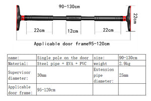 Large Door Horizontal Pull Up Bar